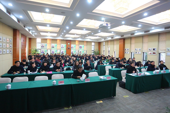 上海福寿园墓地召开2017年第一次全员会