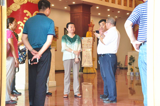 洪福梅岭世纪园墓地迎民政部社会事务司范瑜副司长前来调研指导