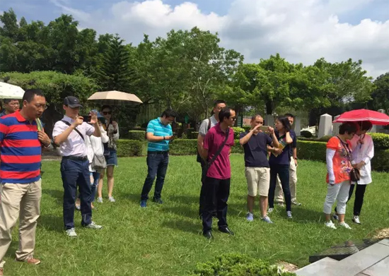 上海福寿园墓地上海公司、浦东公司中层干部南线考察交流
