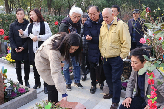 日本玫瑰园墓地创始人中本隆久到访上海福寿园墓地