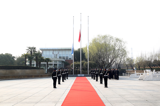 2017公祭，上海福寿园墓地举行缅怀先烈纪念活动