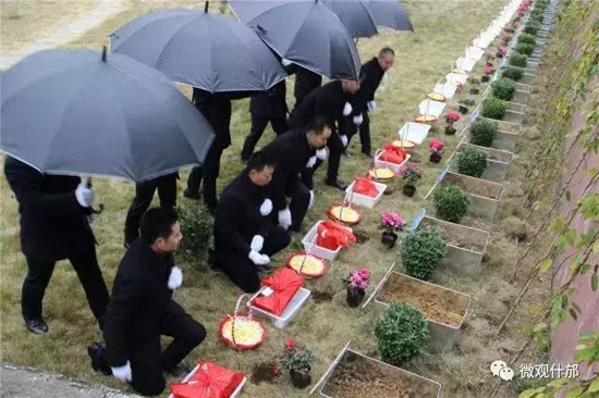 【墓地摘报】市举行生态安葬活动， “绿色殡葬”让逝者回归自然！