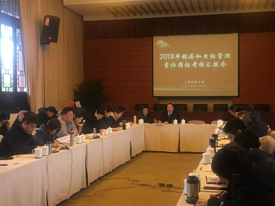 上海古园墓地接受上海市殡葬服务中心“经济目标指标”考核