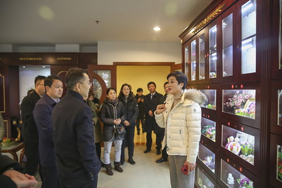 上海福寿园墓地迎南京市江北新区民政领导前来考察
