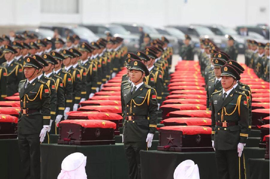 上海墓地：中韩双方将于清明节前交接第六批在韩中国人民志愿军烈士遗骸