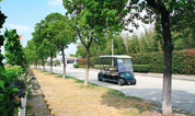 至尊园修建门楼河道,提升安全和美观