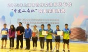 上海墓地福寿园代表队参加市合作交流系统羽毛球邀请赛