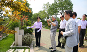 上海福寿园墓地接待日本石長公司杉下会长一行来参观