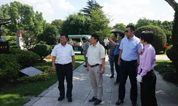 扬州市民政局领导一行参观上海福寿园墓地
