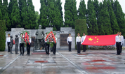 930烈士纪念日,上海墓地福寿园鲜花致敬英烈