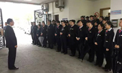 上海益善山庄墓地举行冬至应急疏散演练