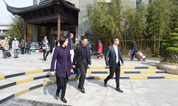 上海墓地海湾园迎奉贤区副区长顾耀明一行视察清明工作