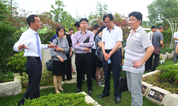 奉贤区民政局一行参观上海福寿园墓地