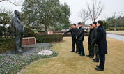 上海福寿园墓地迎上海市总工会领导一行到访