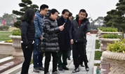 上海墓地海湾园迎民政部社务司副司长范瑜前来视察生态节地工作