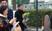 上海西园墓地举行第5次“普爱苑”集体落葬仪式
