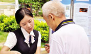 乐遥园墓地优质服务,受家属锦旗表扬