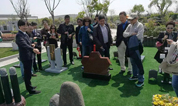 上海天逸静园墓地参观学习同行公墓先进经验