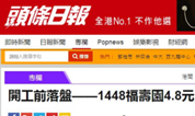 头条日报：福寿园墓地（1448）建议长线持有