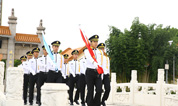 上海福寿园墓地举行纪念抗日战争胜利72周年活动