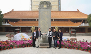 台湾南华大学一行莅临上海福寿园墓地参访交流