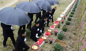 【墓地摘报】市举行生态安葬活动， “绿色殡葬”让逝者回归自然！
